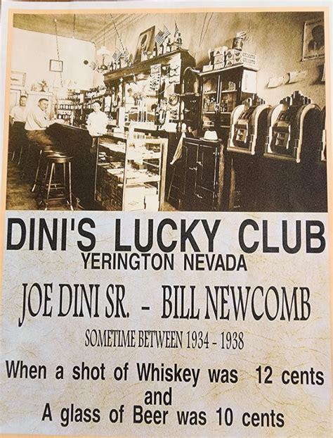 dinis lucky club casino|Dini’s Lucky Club ~ 90 Years: From Prohibition “Ice Cream .